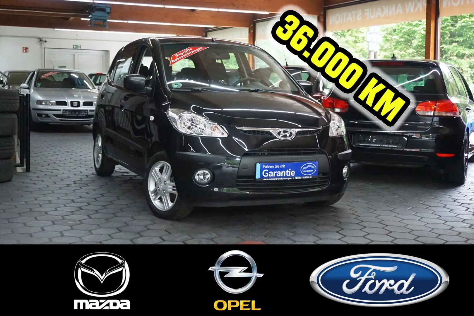 Hyundai i10 1.1 Sportpaket Klima 36 TKM Tüv 04/26 Noir - 1