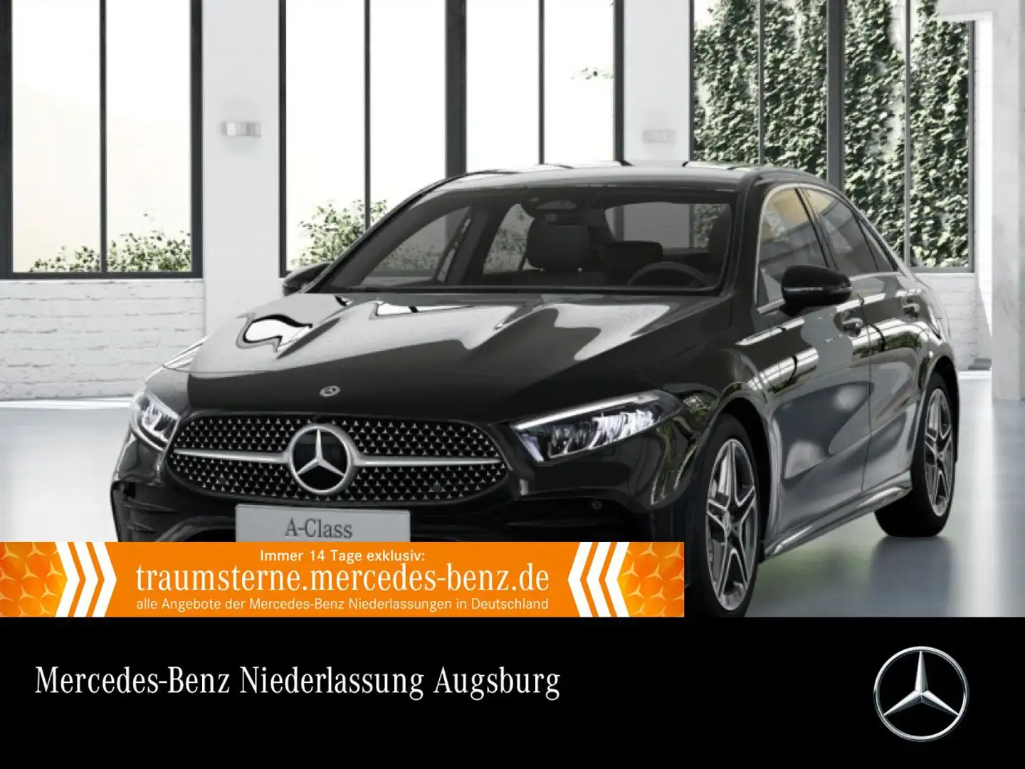 Mercedes-Benz A 200 Lim AMG+LED+STHZG+KAMERA+TOTW+KEYLESS+7G Schwarz - 1