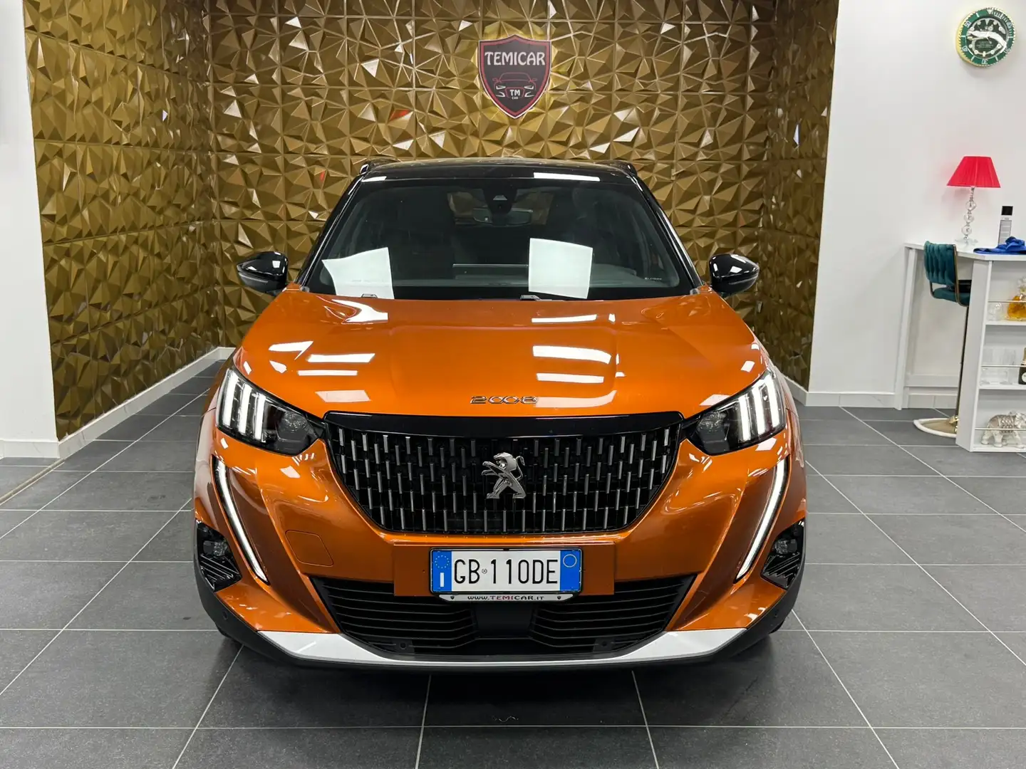 Peugeot 2008 2008 1.5 bluehdi GT Line s Orange - 2