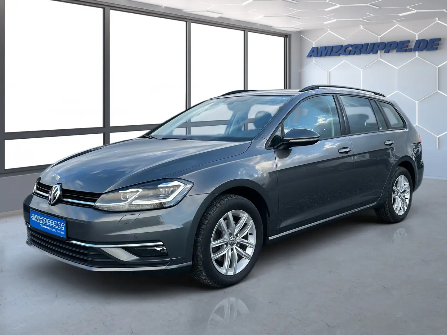 Volkswagen Golf Variant 1.6 TDI Standheiz+LED+ACC+Winterpak Gris - 2