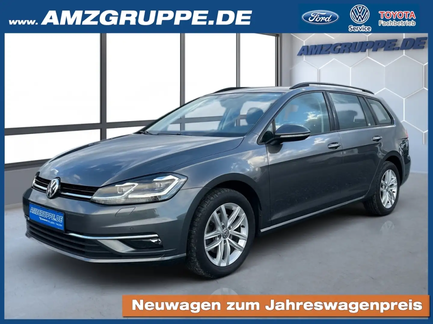 Volkswagen Golf Variant 1.6 TDI Standheiz+LED+ACC+Winterpak Grau - 1