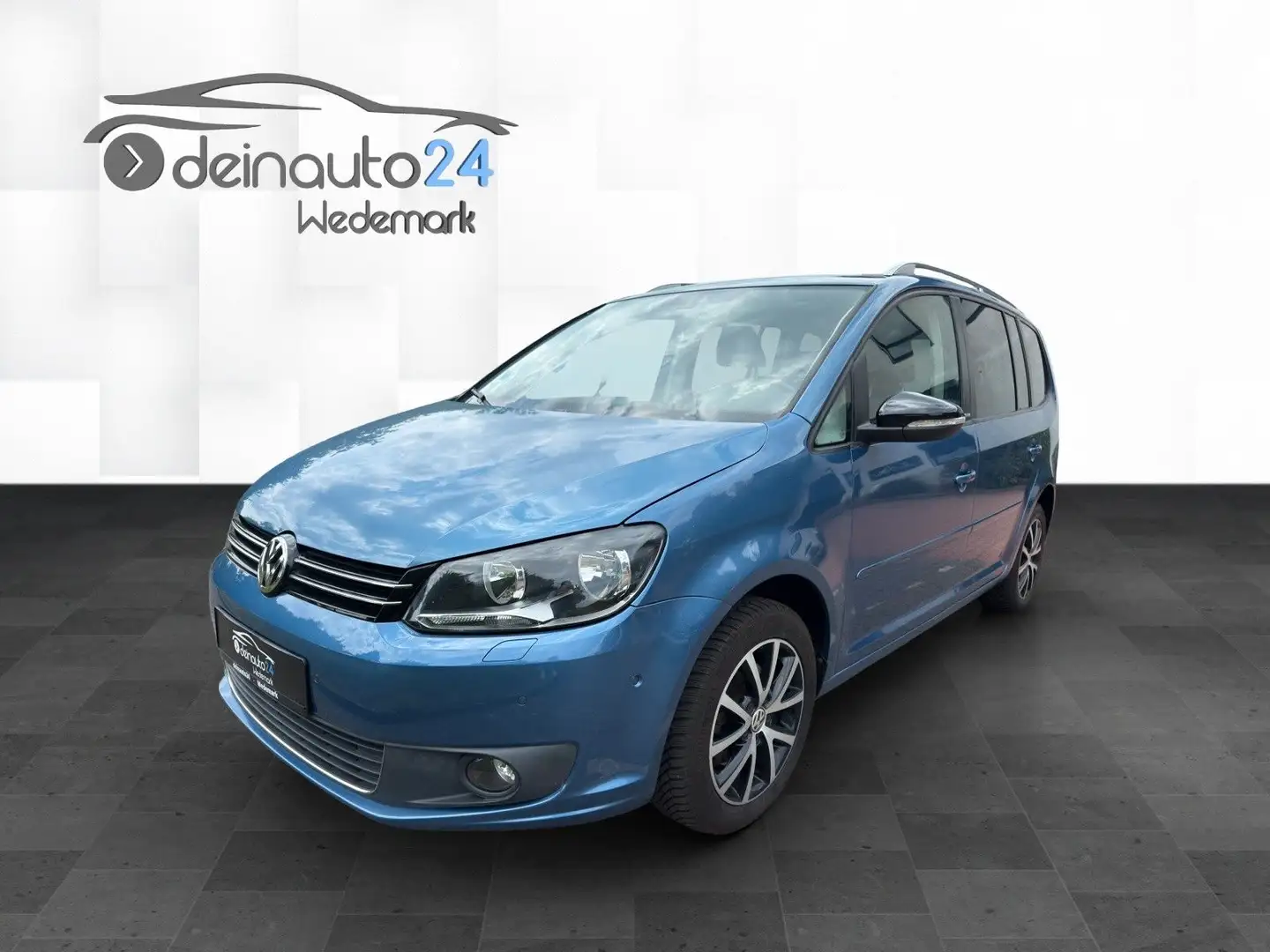 Volkswagen Touran Style 7 Sitzer + TÜV Neu Blauw - 1