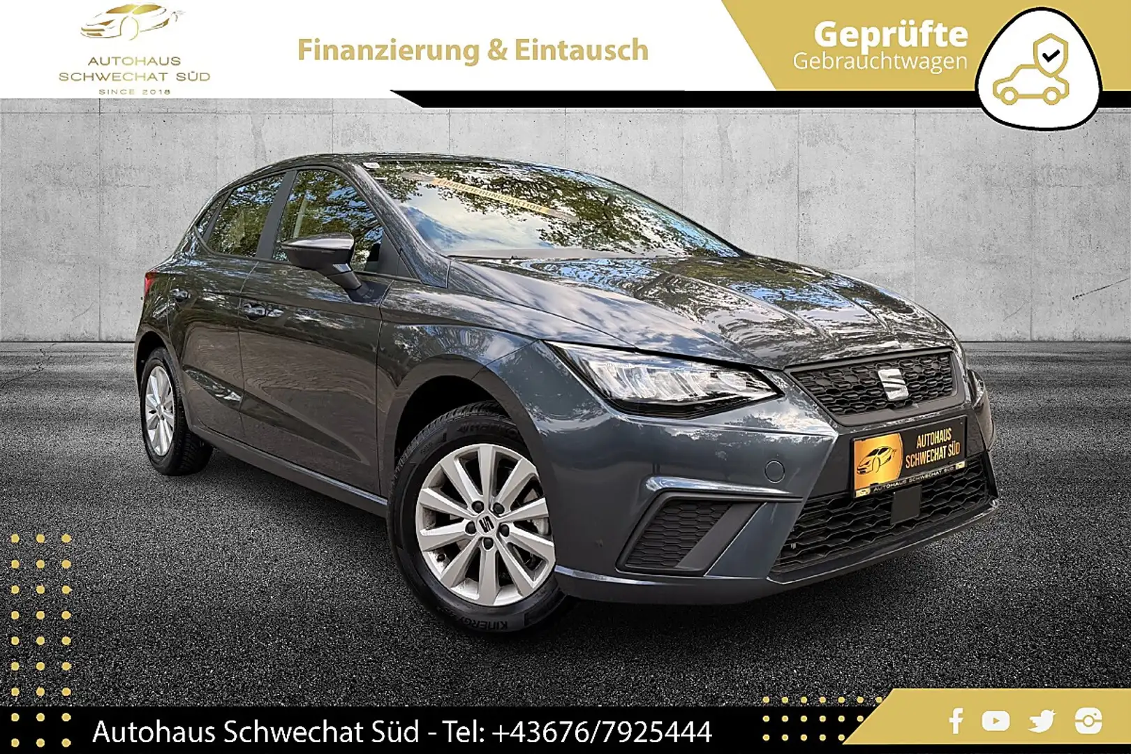 SEAT Ibiza 1.0 TSI Style DSG // WERKSGARANTIE // VIRTUAL-C... Silber - 1