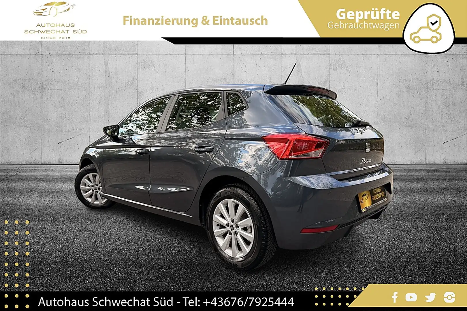 SEAT Ibiza 1.0 TSI Style DSG // WERKSGARANTIE // VIRTUAL-C... Silber - 2