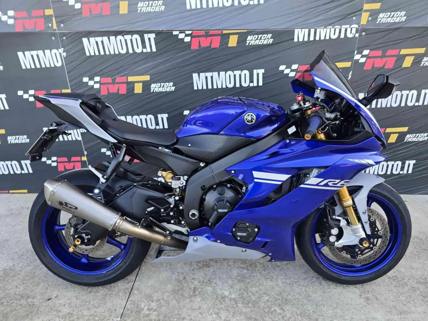 Yamaha YZF-R6 TCS OHLINS Spark Accossato Azul - 1