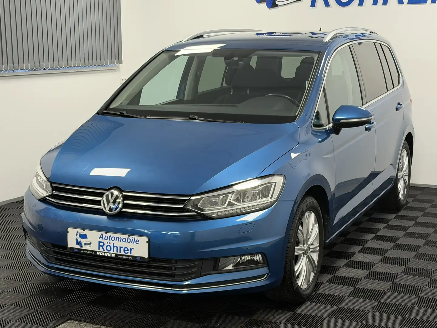 Volkswagen Touran 1.4 TSI Highline 7-Sitze NUR AN GEWERBE Blau - 2