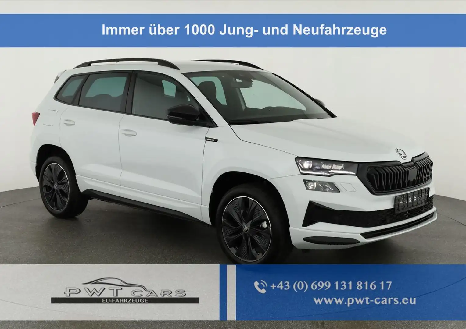 Skoda Karoq Sportline 2.0 TDI DSG Sportline, AHK, Matrix, K... Blanco - 1