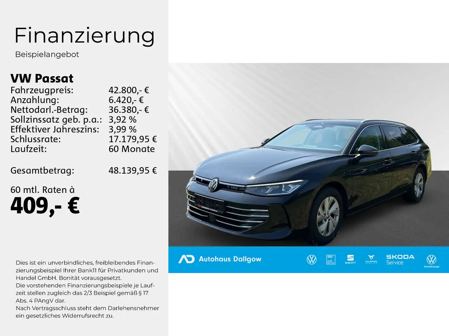 Volkswagen Passat Variant Passat Elegance 2,0 TDi 150PS*NEUES MODELL"SPORT Schwarz - 2