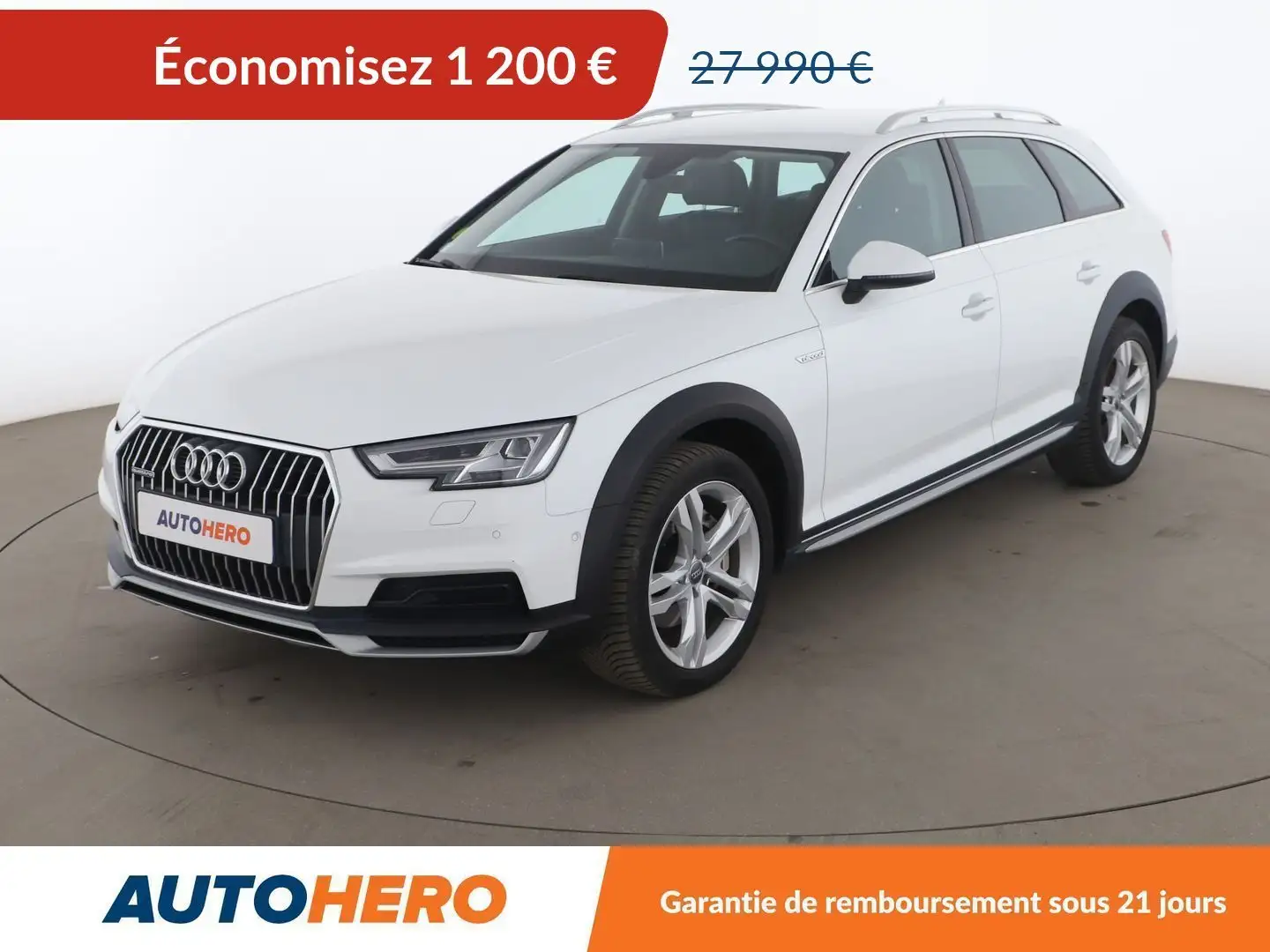 Audi A4 allroad 2.0 TDI Quattro Design Luxe S Tronic Blanc - 1