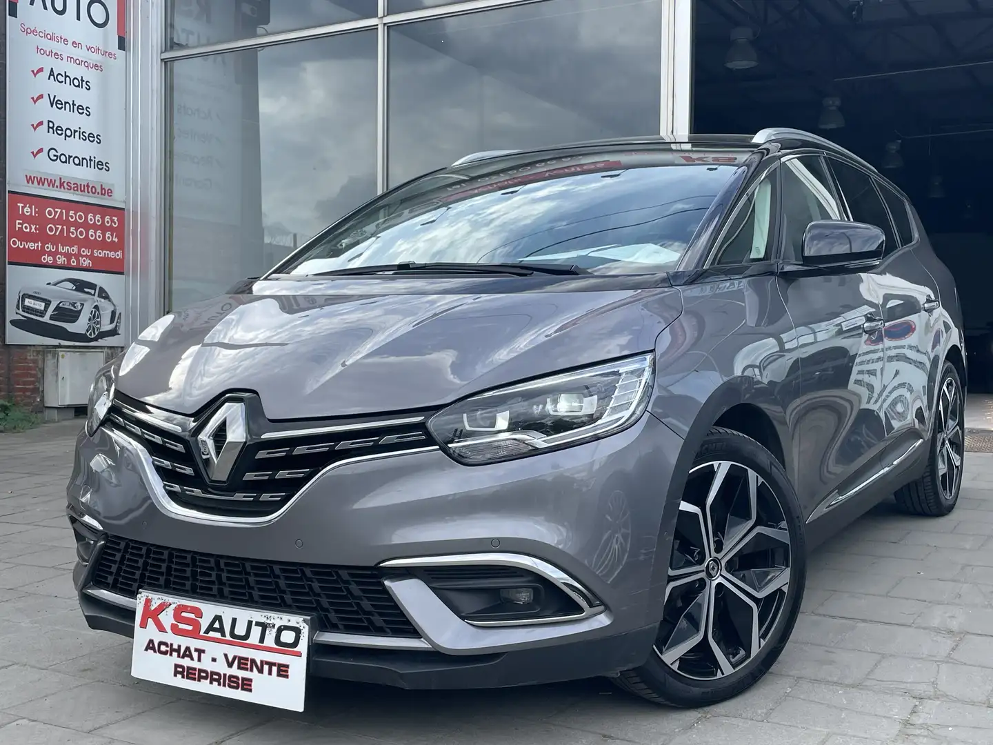 Renault Scenic 1.3I /65209KM/BOITE AUTO/CUIR/NAVI/CAMERA/EURO 6IF Gris - 1