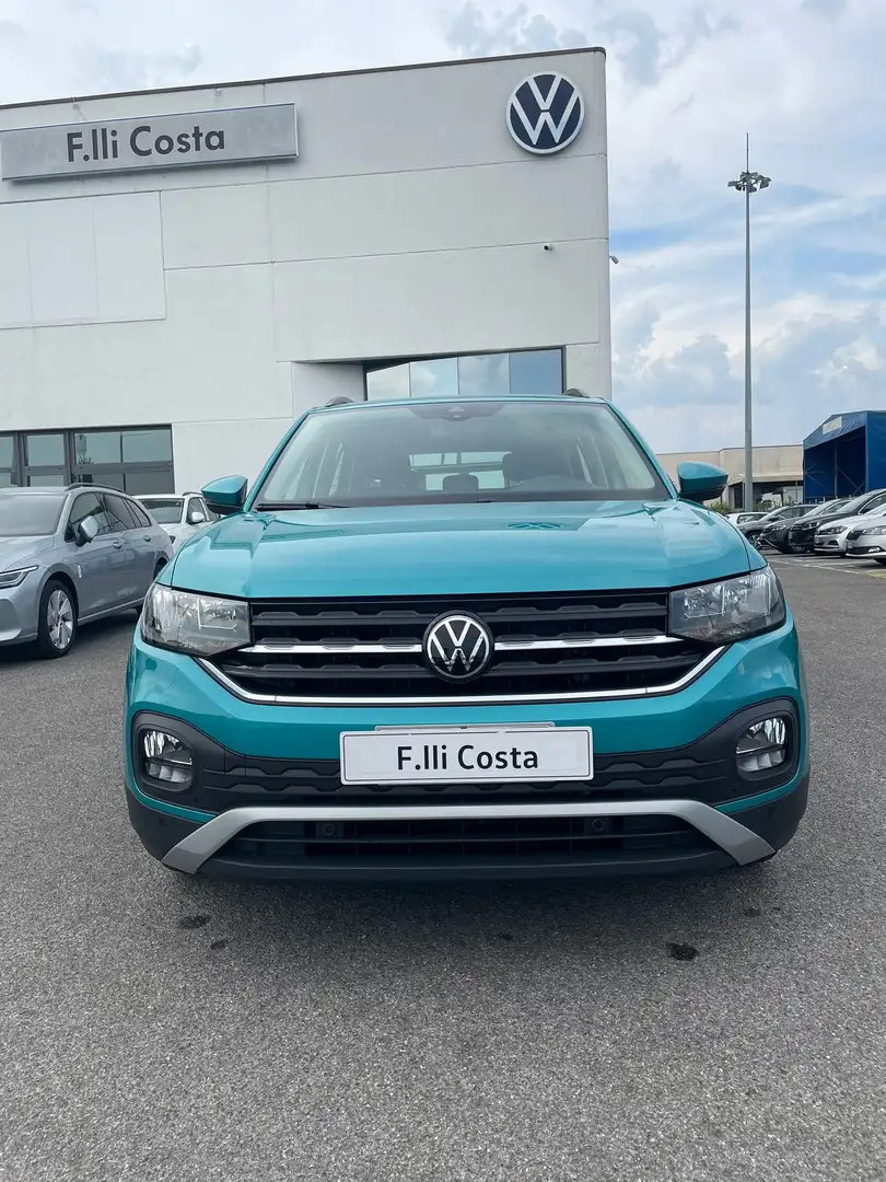 Volkswagen T-Cross T-Cross 1.0 TSI Style 95cv SI NEOPATENTATI Bleu - 1