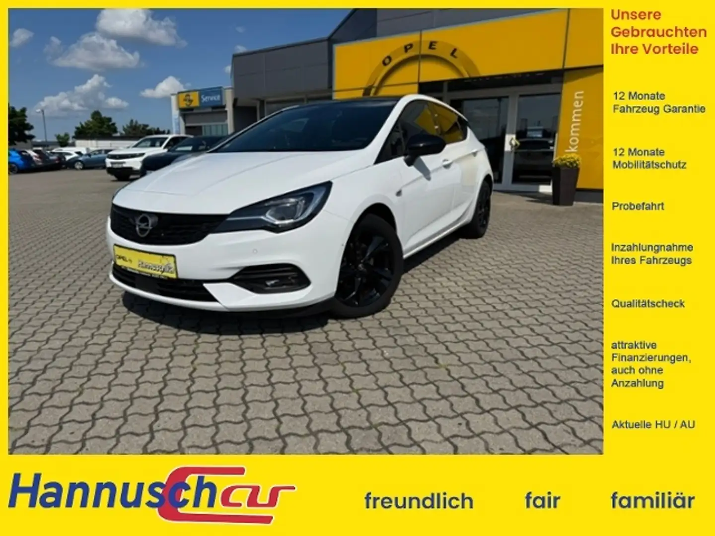 Opel Astra K Lim. 5-trg. Ultimate Start/Stop Blanc - 1