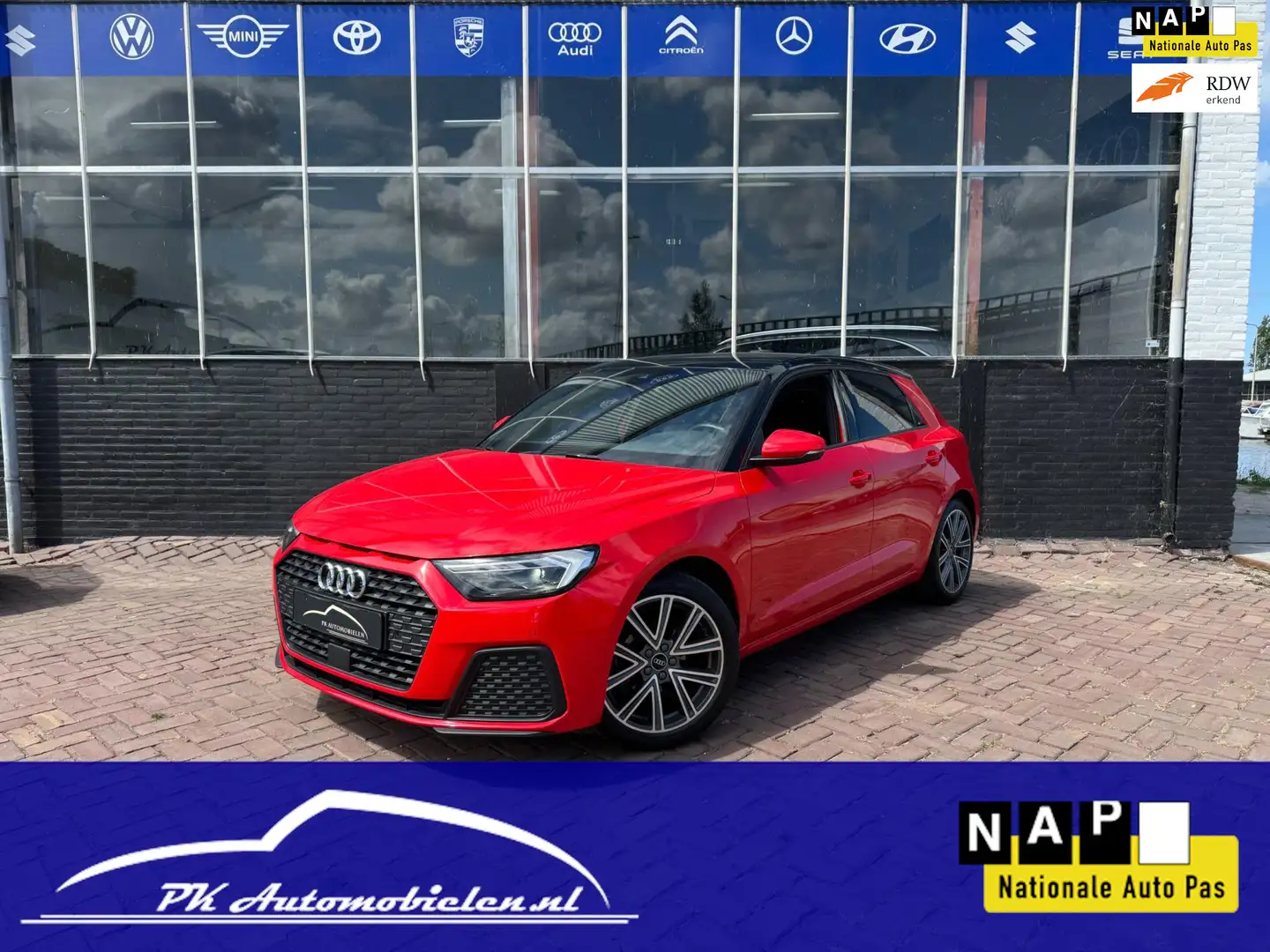 Audi A1 Sportback 30 TFSI Pro Line **CARPLAY+STOELVERW+CRU Rood - 1