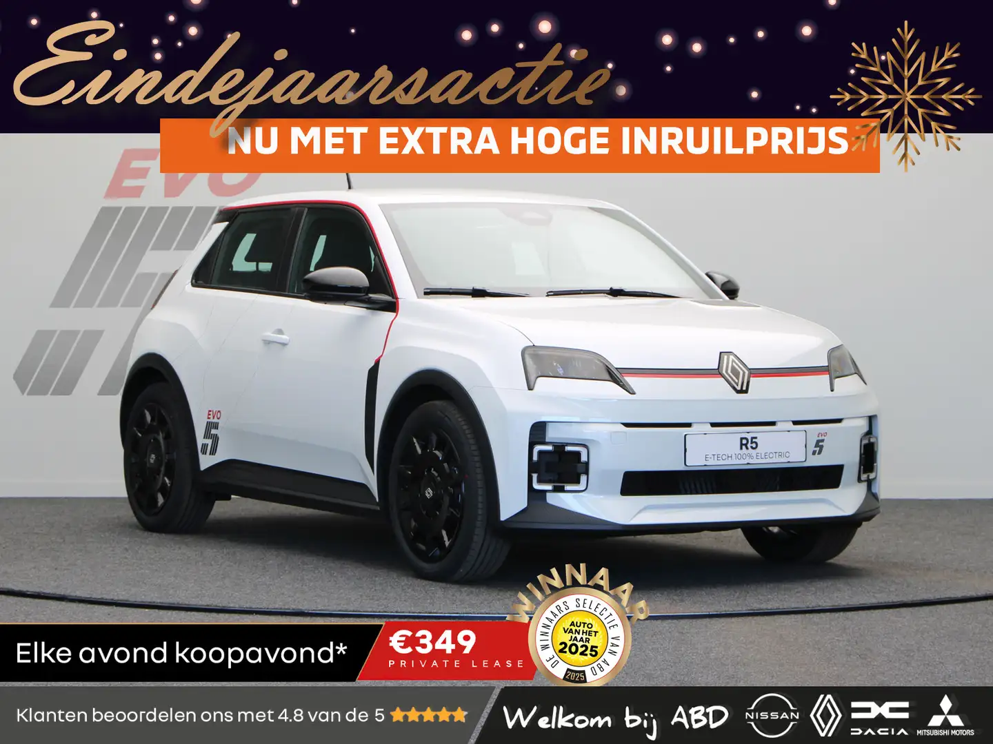Renault R 5 EVO Urban Range 120pk 40 kWh | Exclusief bij ABD | Wit - 1