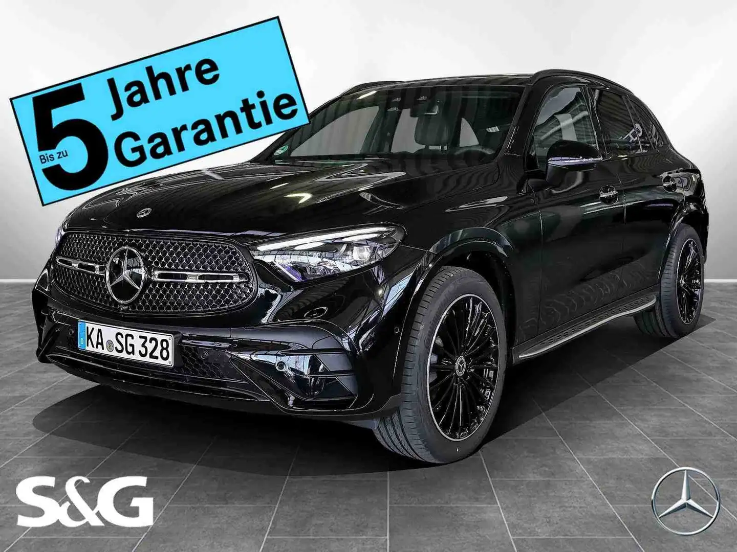 Mercedes-Benz GLC 300 d 4M AMG Standhz.+DIG-LED+Pano+AHK+Distr Schwarz - 1