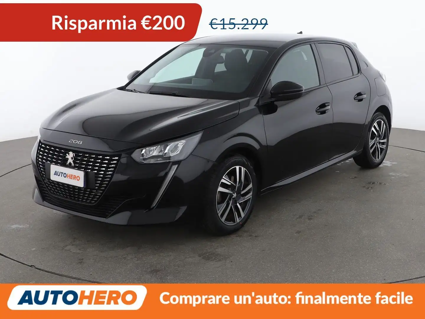 Peugeot 208 1.2 PureTech Allure Pack 100 CV Noir - 1