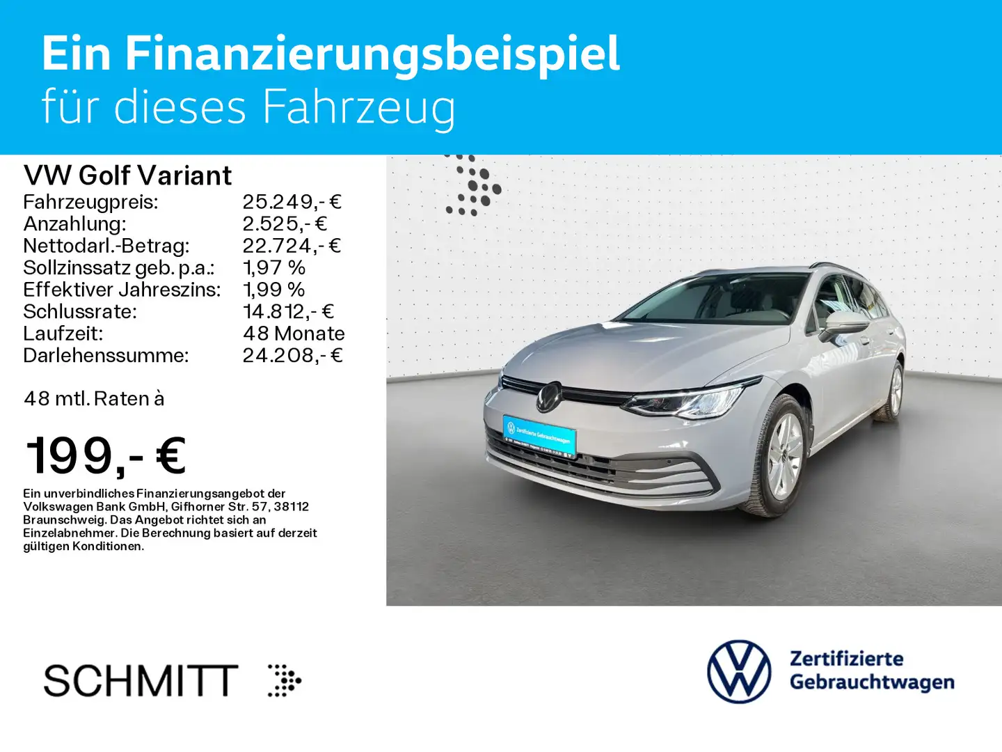 Volkswagen Golf Variant Golf VIII Variant 1.5 TSI LIFE*LED*AHK*KAMERA*NA Gris - 2