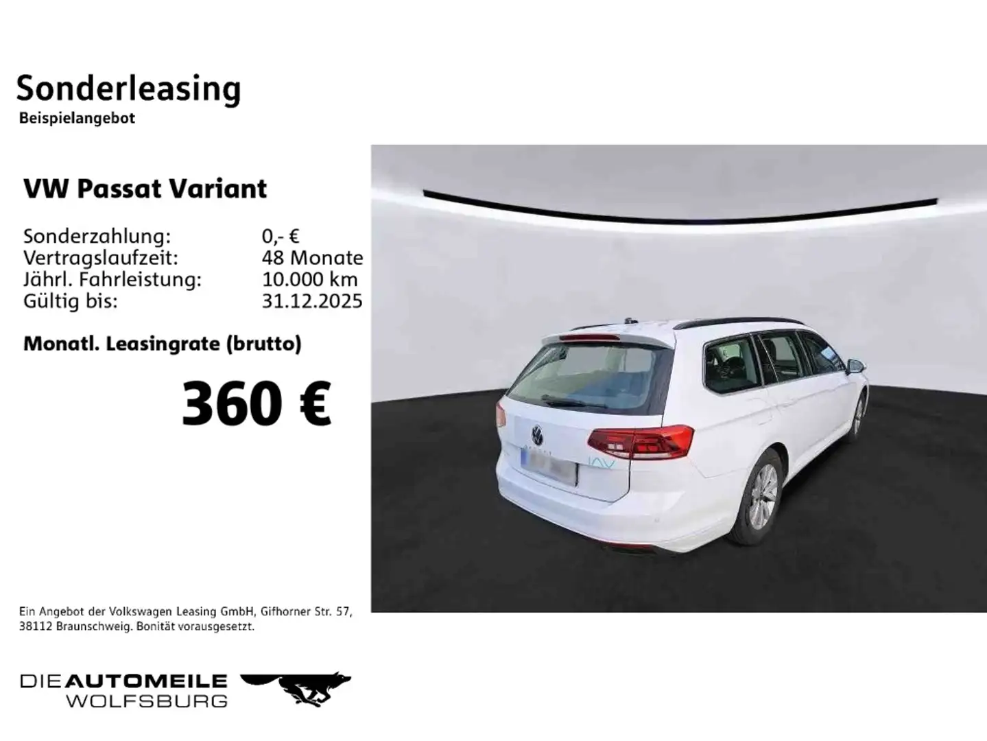 Volkswagen Passat Variant 1.5 TSI DSG Business Pano/LED/ACC Weiß - 2