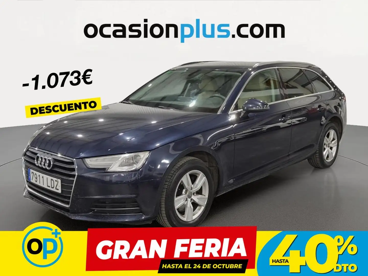 Audi A4 Avant 2.0TDI 90kW Azul - 1