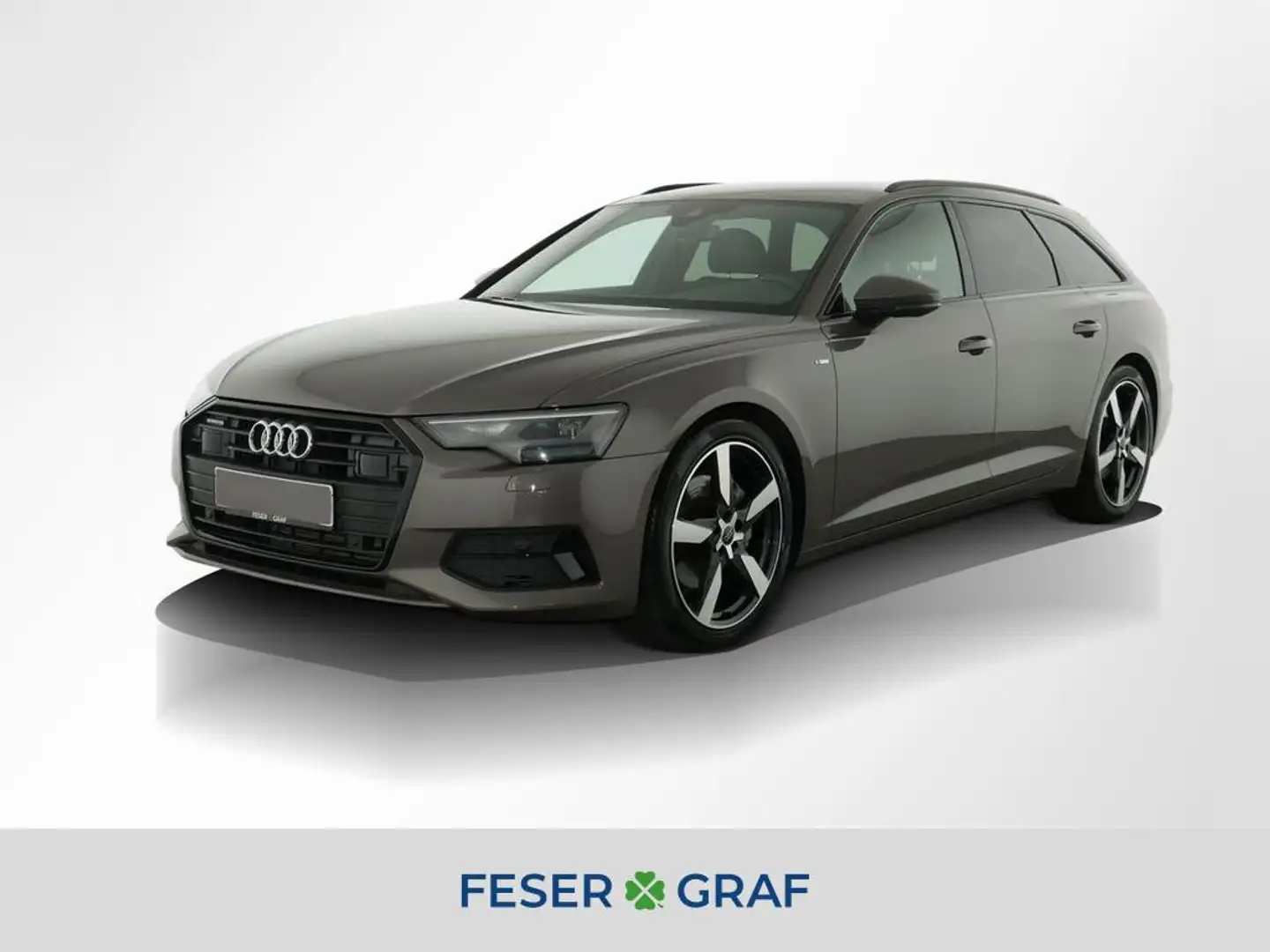 Audi A6 Avant 45 TFSI qu S Line Leder,AHK,Kamera,Navi Braun - 1