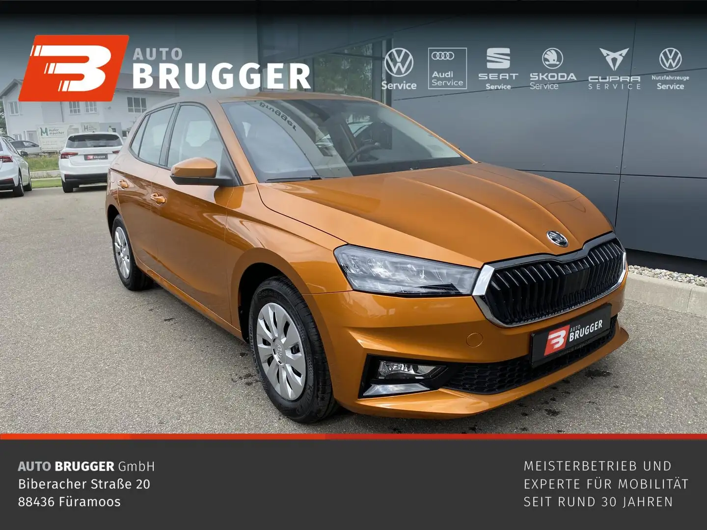 Skoda Fabia 1.0 TSI SELECTION KLIMA APP LED PDC Orange - 1