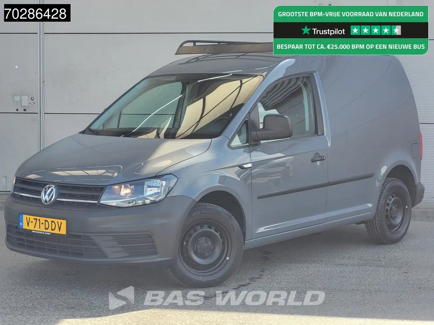 Volkswagen Caddy 102PK Benzine L1H1 Imperiaal Euro6 L1 3m3 Grijs - 1