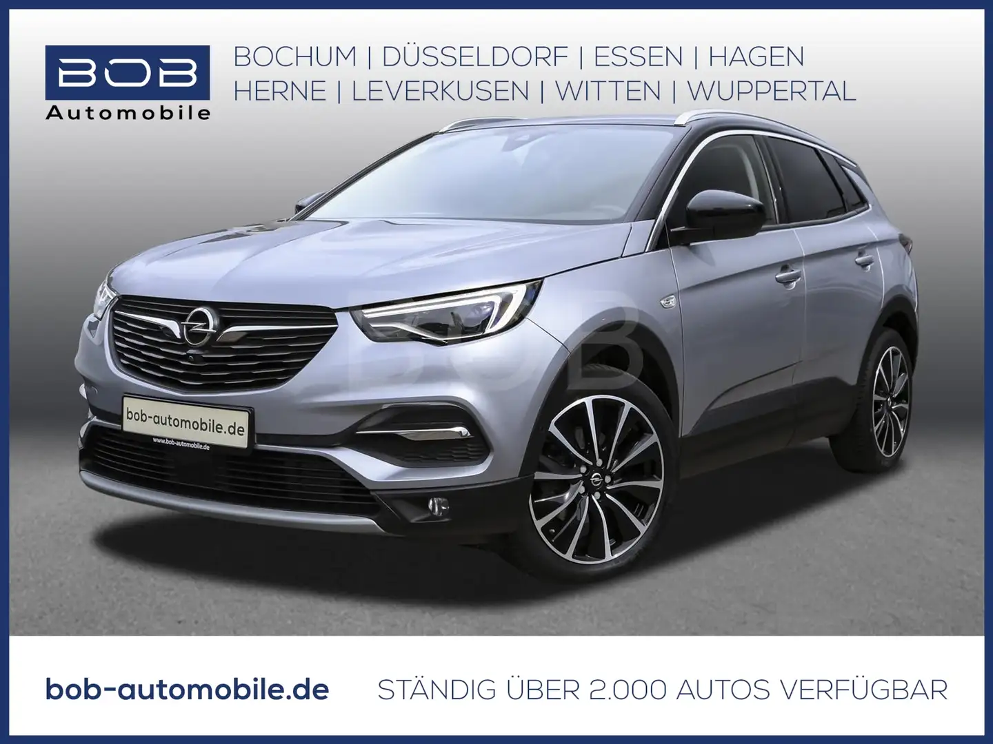 Opel Grandland X X 1.6 Turbo Ultimate LEDER NAVI AHK Silber - 1