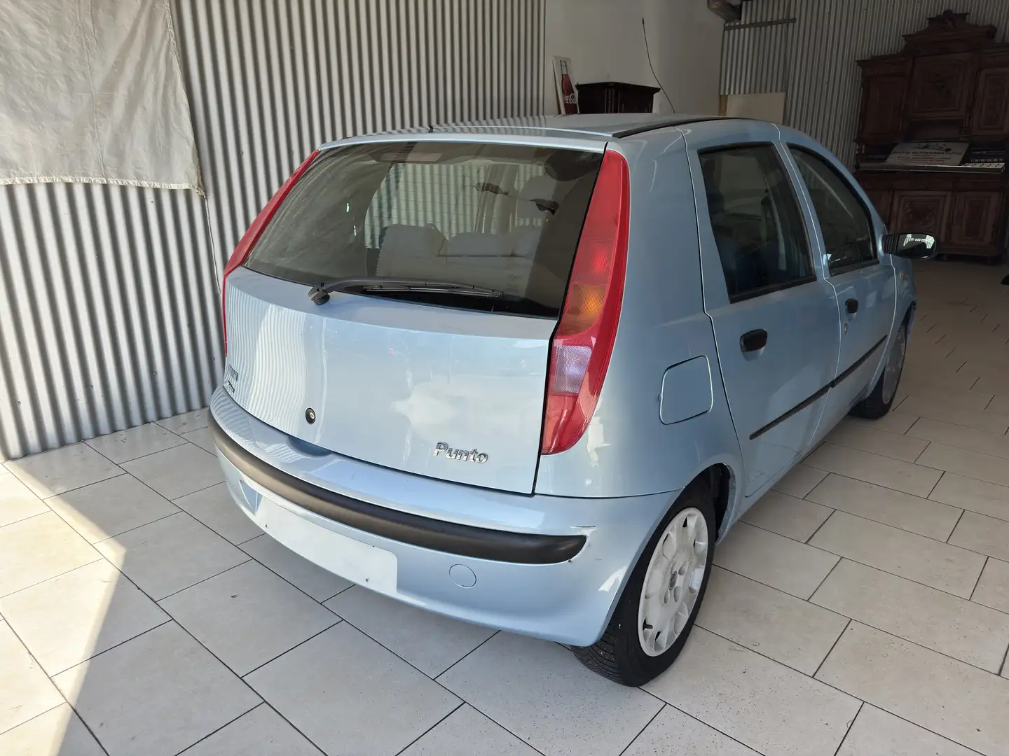 Fiat Punto 1.2 + gepflegter Zustand Blau - 1