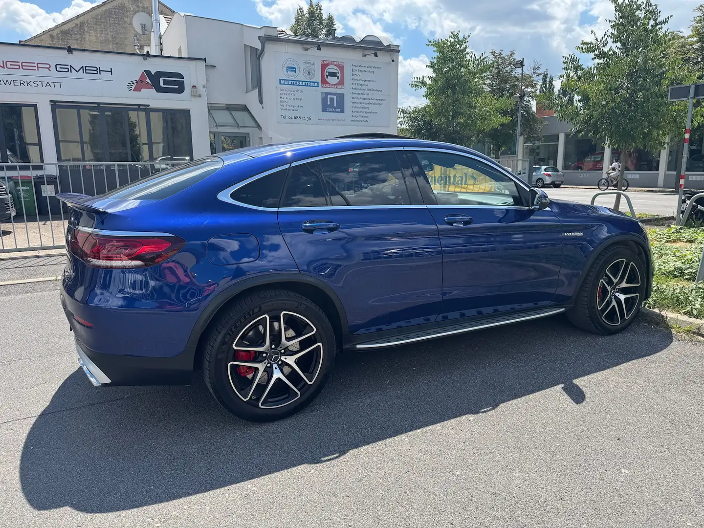 Mercedes-Benz GLC 63 AMG S 4M+ Coupe*SHD*360°AHK*MULTIBEAM* Blau - 2