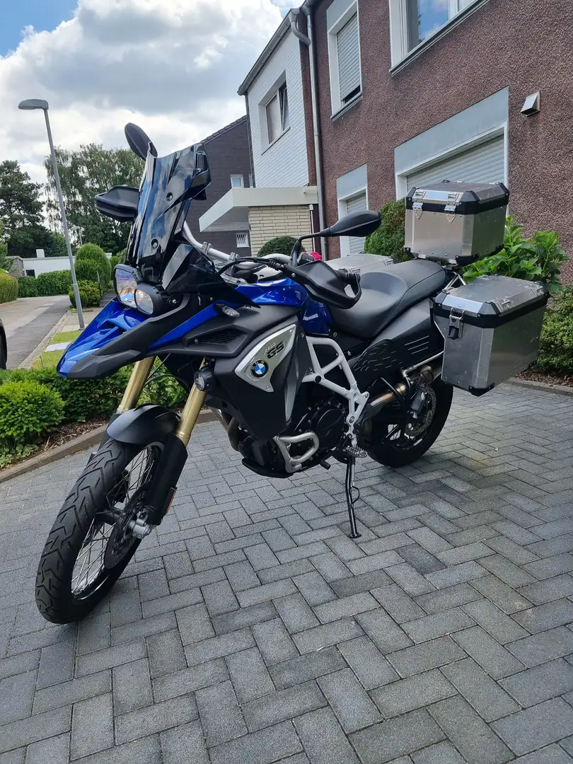 BMW F 800 GS Adventure plus Zubehör u. Kleidung-Serie 63kW siehe Text Blau - 1