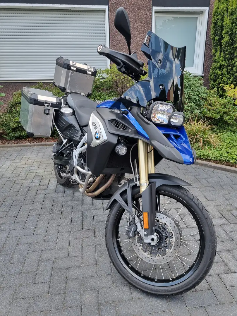 BMW F 800 GS Adventure plus Zubehör u. Kleidung-Serie 63kW siehe Text Blau - 2