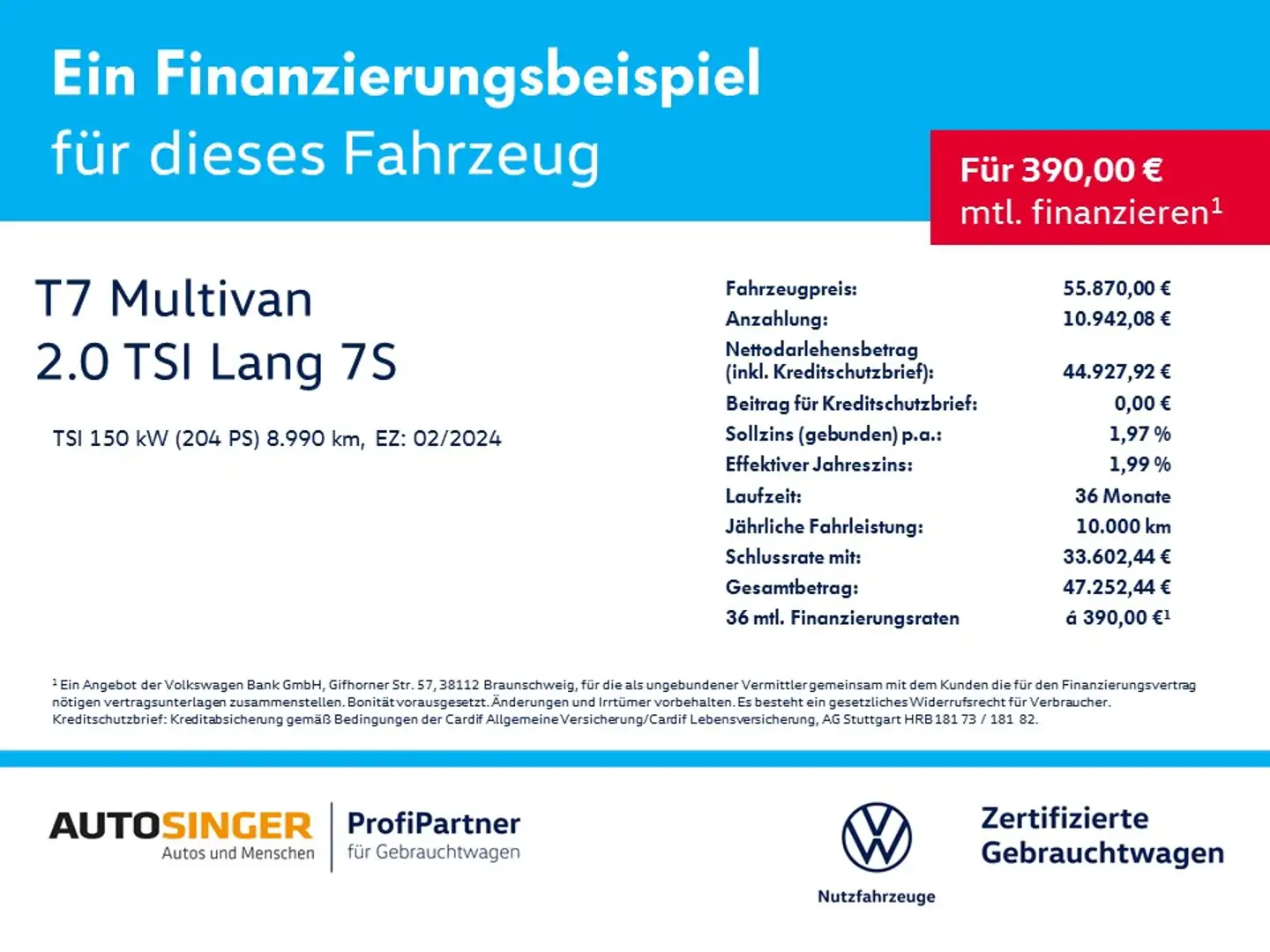 Volkswagen T7 Multivan 2.0 TSI Lang 7S *STDHZ*AHK*ACC*DCC* Rot - 2