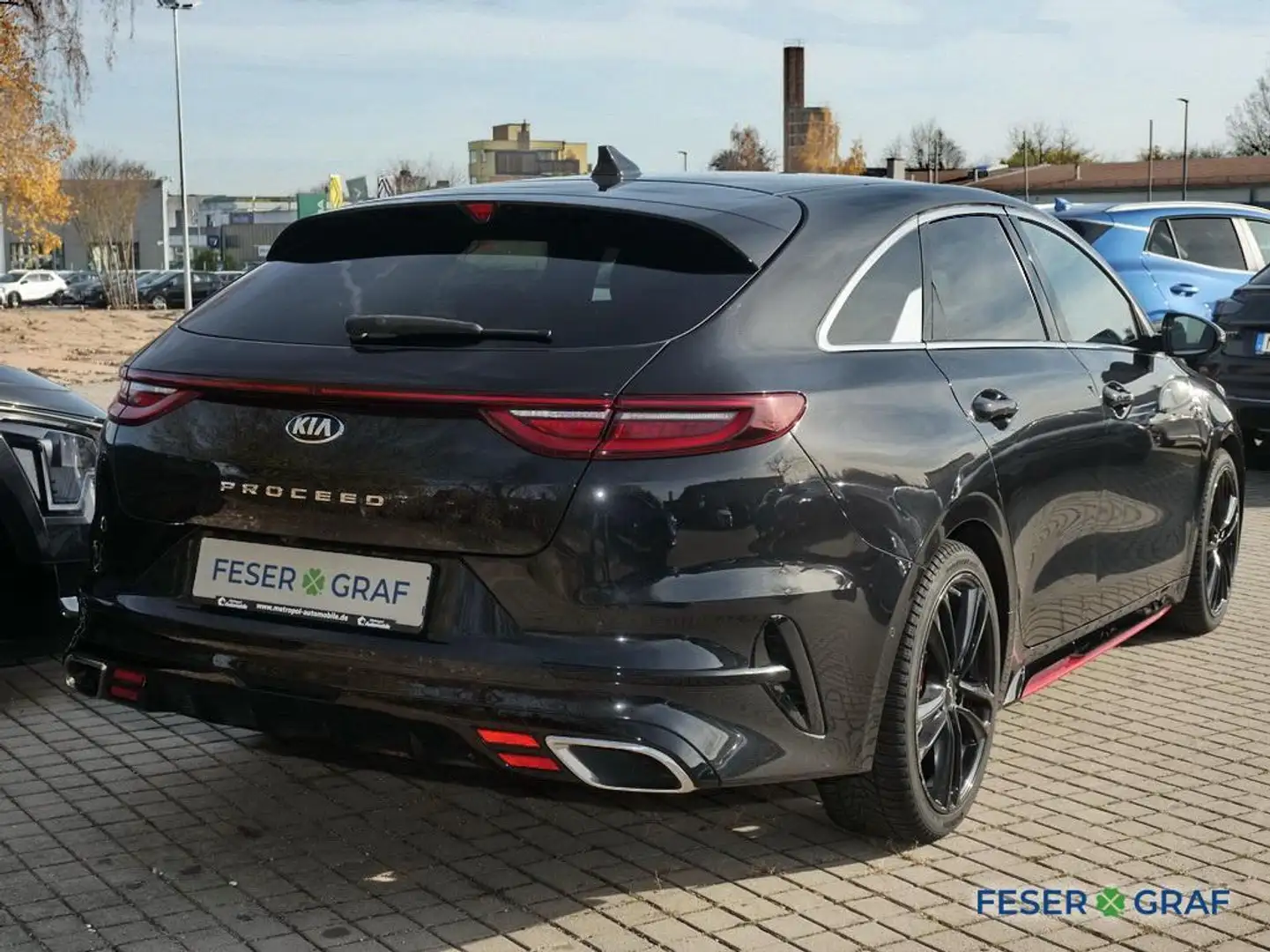 Kia ProCeed / pro_cee'd 1.6T DCT7 GT NAVI KOMFORT KLIMA UVM. Negro - 2