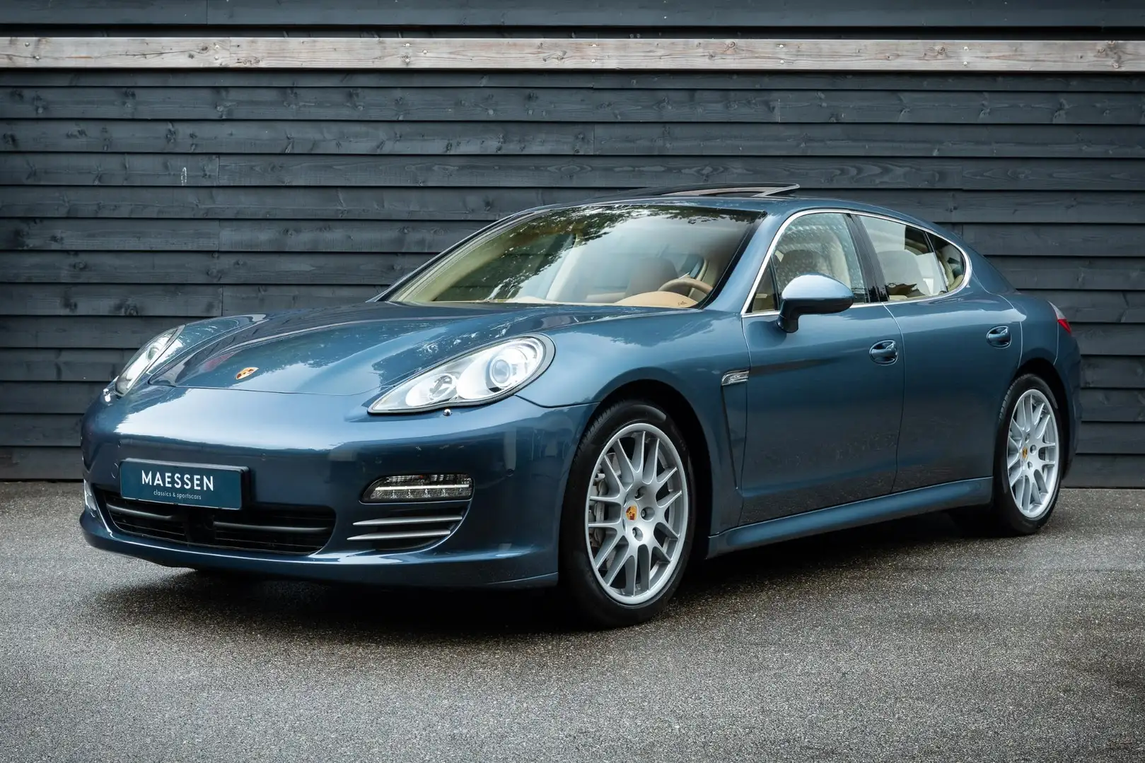 Porsche Panamera 4.8 4S Youngtimer - Een eigenaar - Porsche onderho Blauw - 1