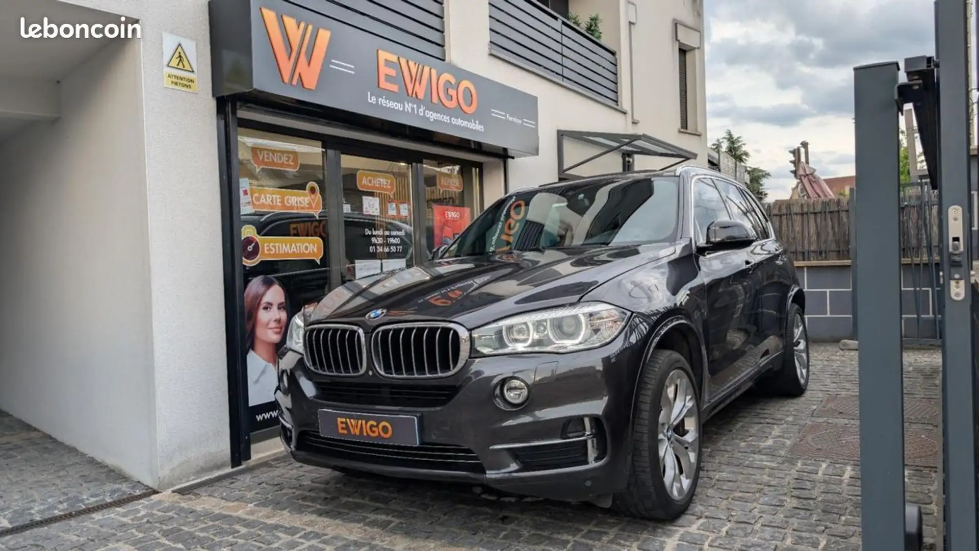 BMW X5 30d 258cv EXCLUSIVE Toit Ouvrant Harman Caméra 360° Gris - 1