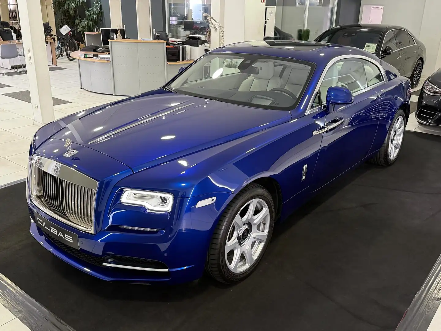 Rolls-Royce Wraith V12*183km*LEDER-BEIGE*HUD*OPENSKY*KEYLESS Kék - 2