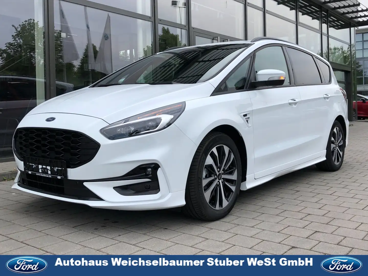 Ford S-Max 378 S-Max 2.5 Duratec FHEV Hybrid ST-Line Weiß - 1