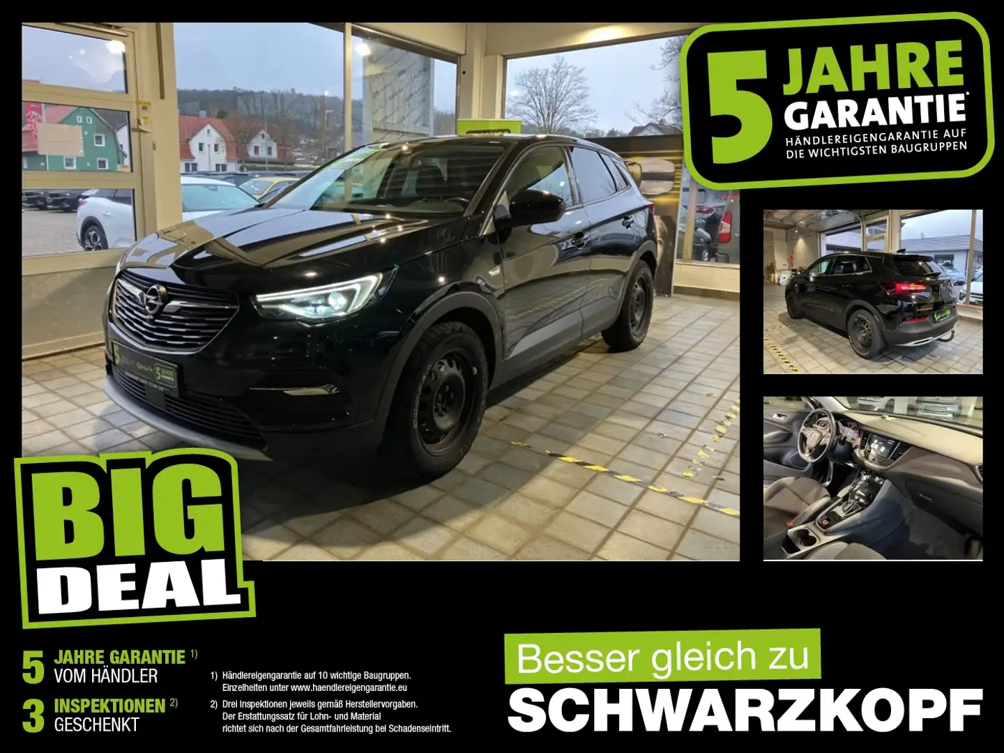 Opel Grandland 1.5 Parkpilot,Sitzheizung,AHK,USB,DAB Schwarz - 1