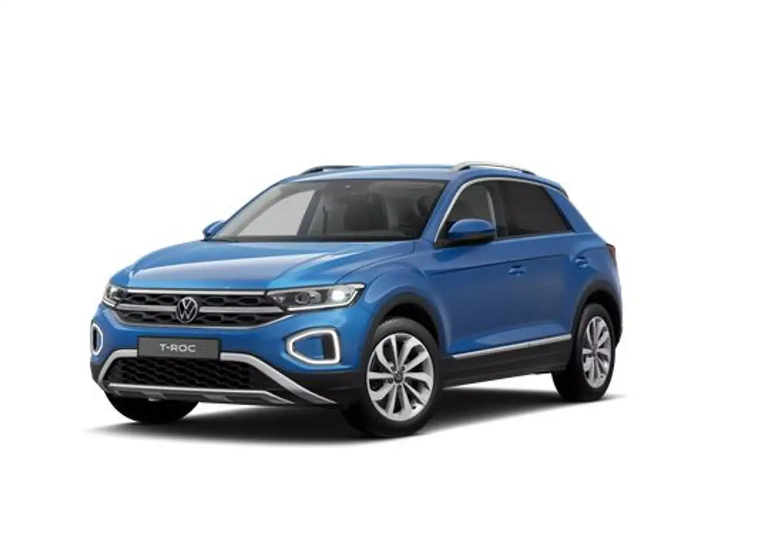 Volkswagen T-Roc Style 2.0 TDI DSG RearView+STANDHZG+SHZ Bleu - 1