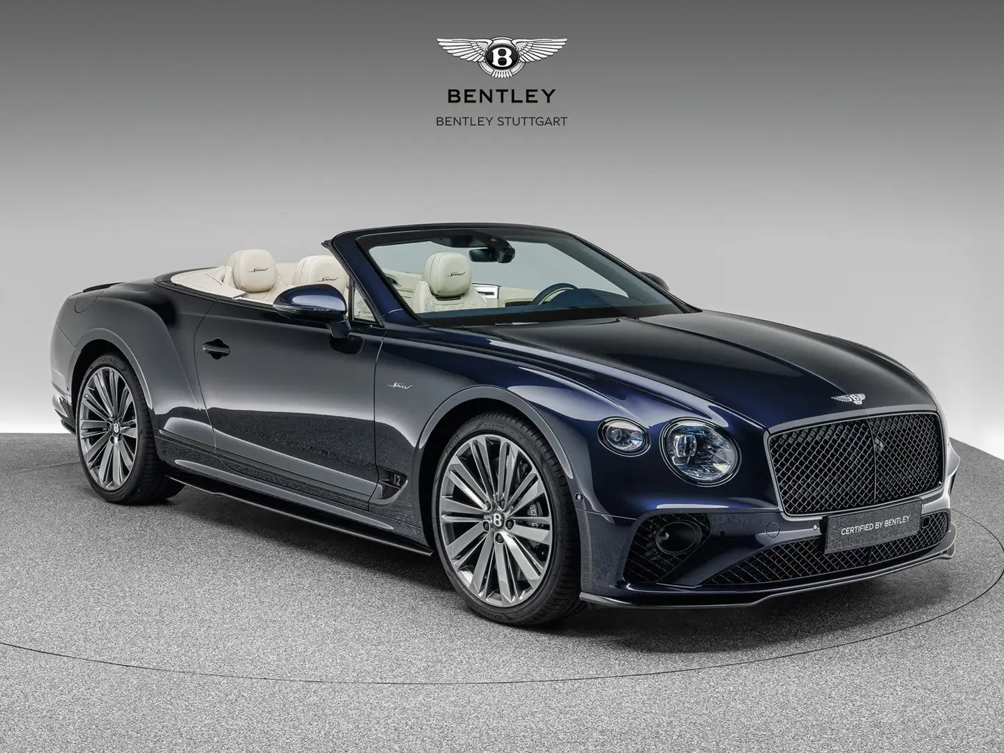 Bentley Continental GTC Speed W12 Blauw - 1