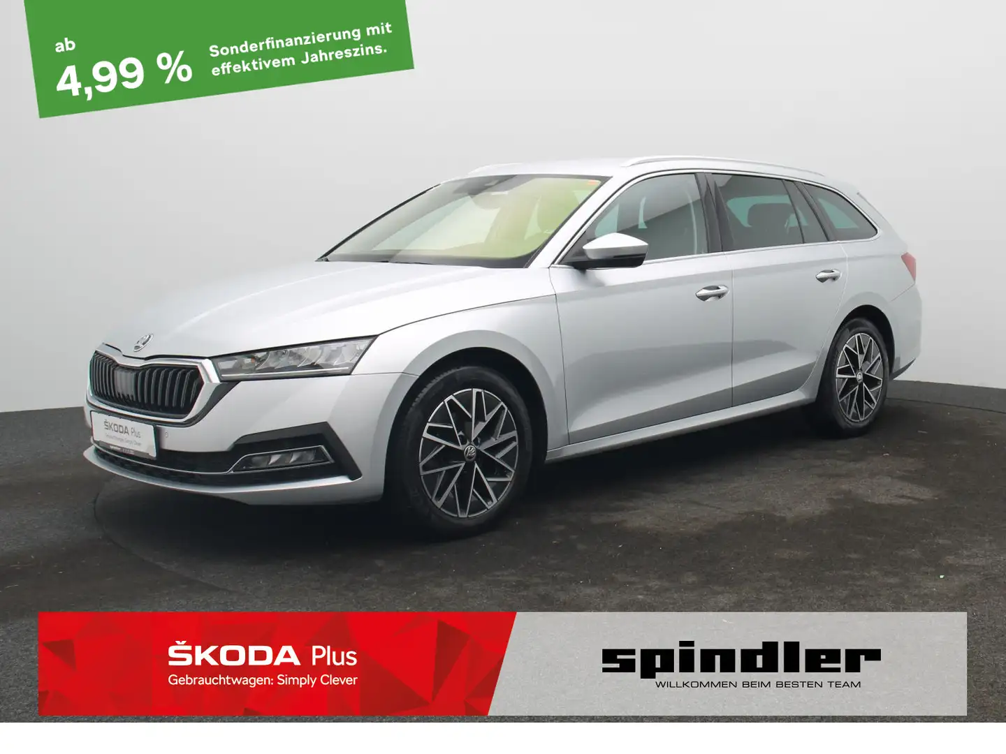 Skoda Octavia Combi Style 2.0 TDI DSG / LED, Navi, ACC Argent - 1