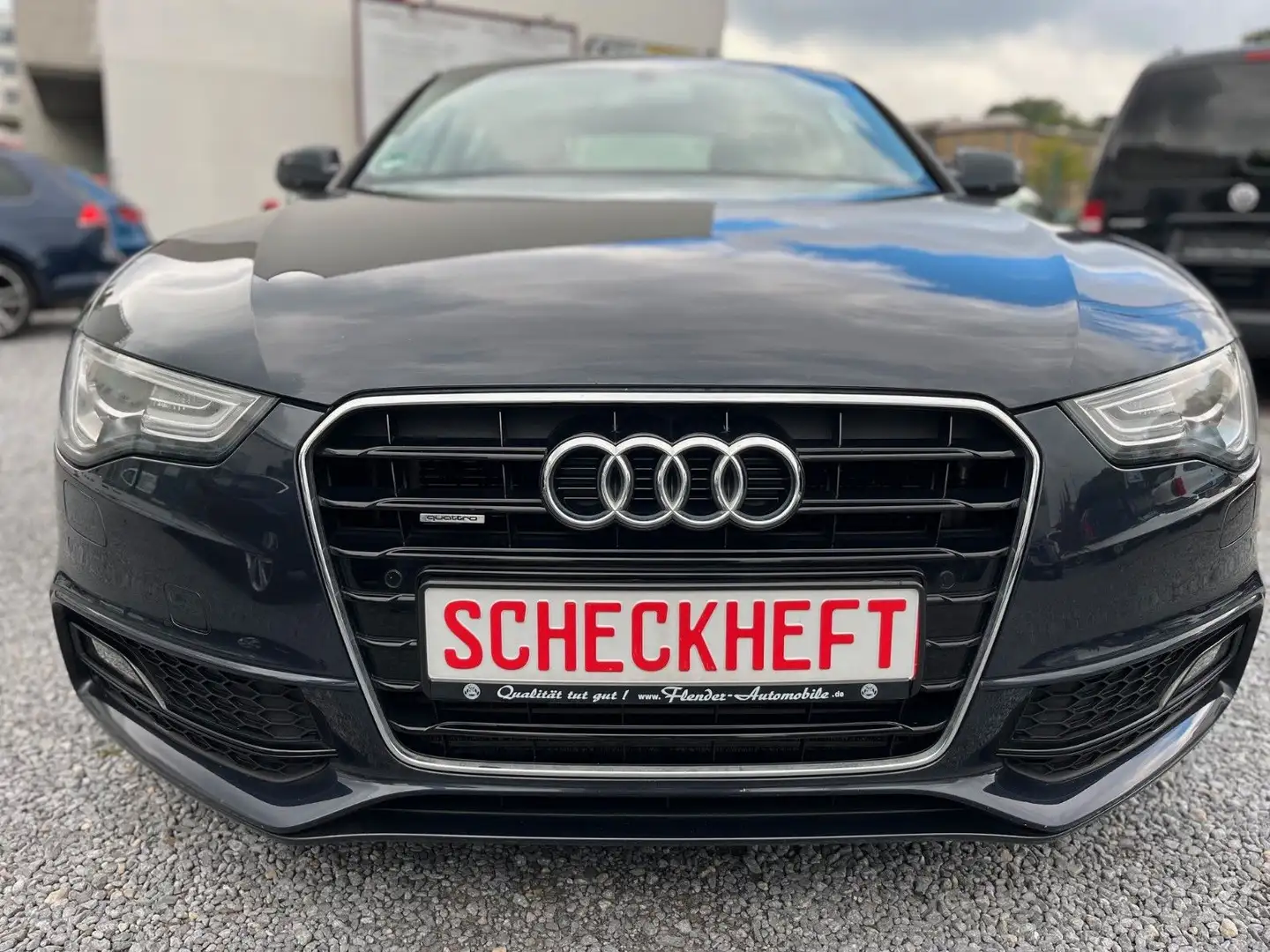 Audi A5 3.0TDI quattro S-line,Pano,Leder, Scheckheft Blau - 2