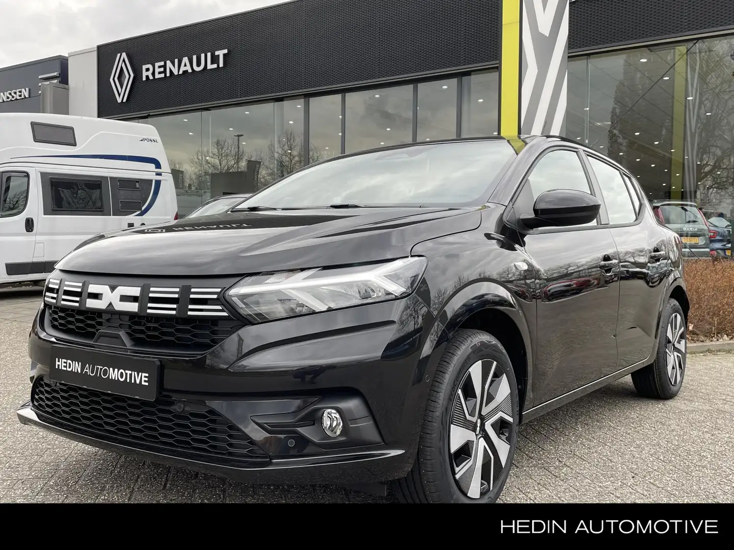 Dacia Sandero 1.0 TCe 90 Expression | Pack Assist | Airco | Came Zwart - 1