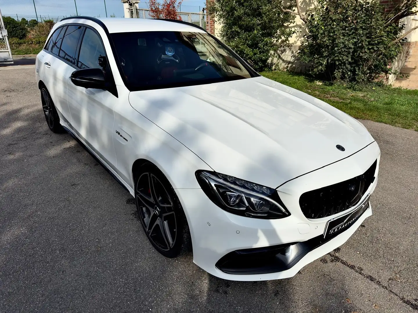 Mercedes-Benz C 63 AMG BREAK C 63 S Blanc - 2