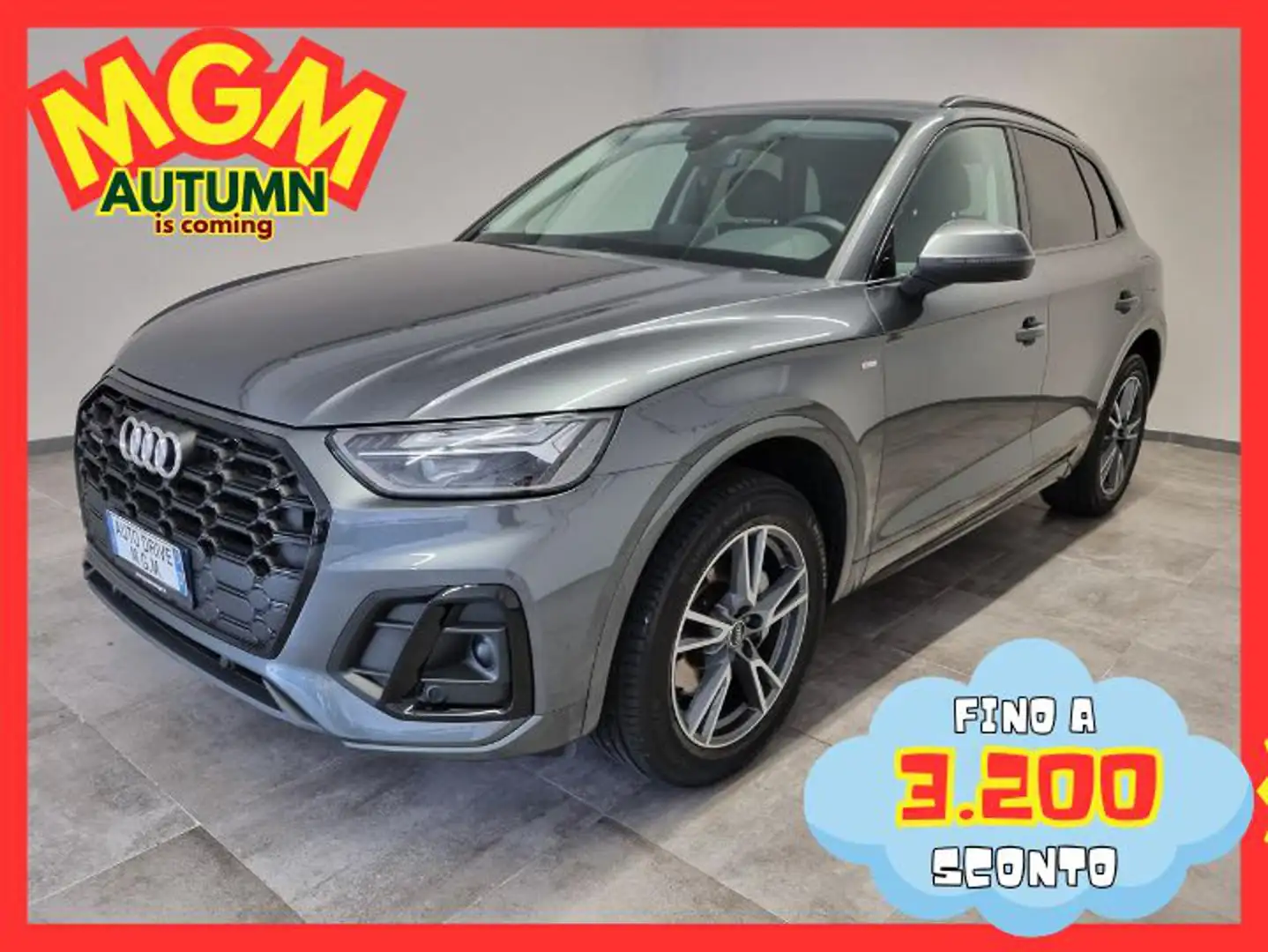 Audi Q5 50 TFSI e quattro S tronic S line s-line Gris - 1