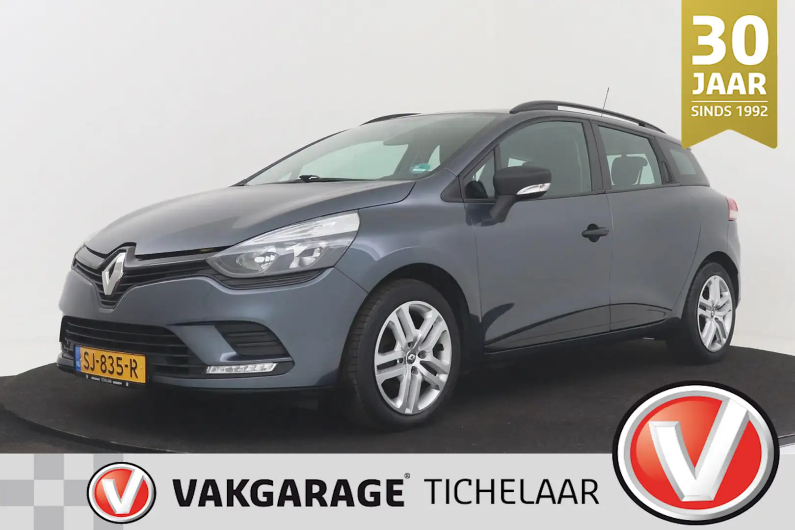 Renault Clio 0.9 TCe Life | Trekhaak | Airco | Org NL | Navigat Grijs - 1
