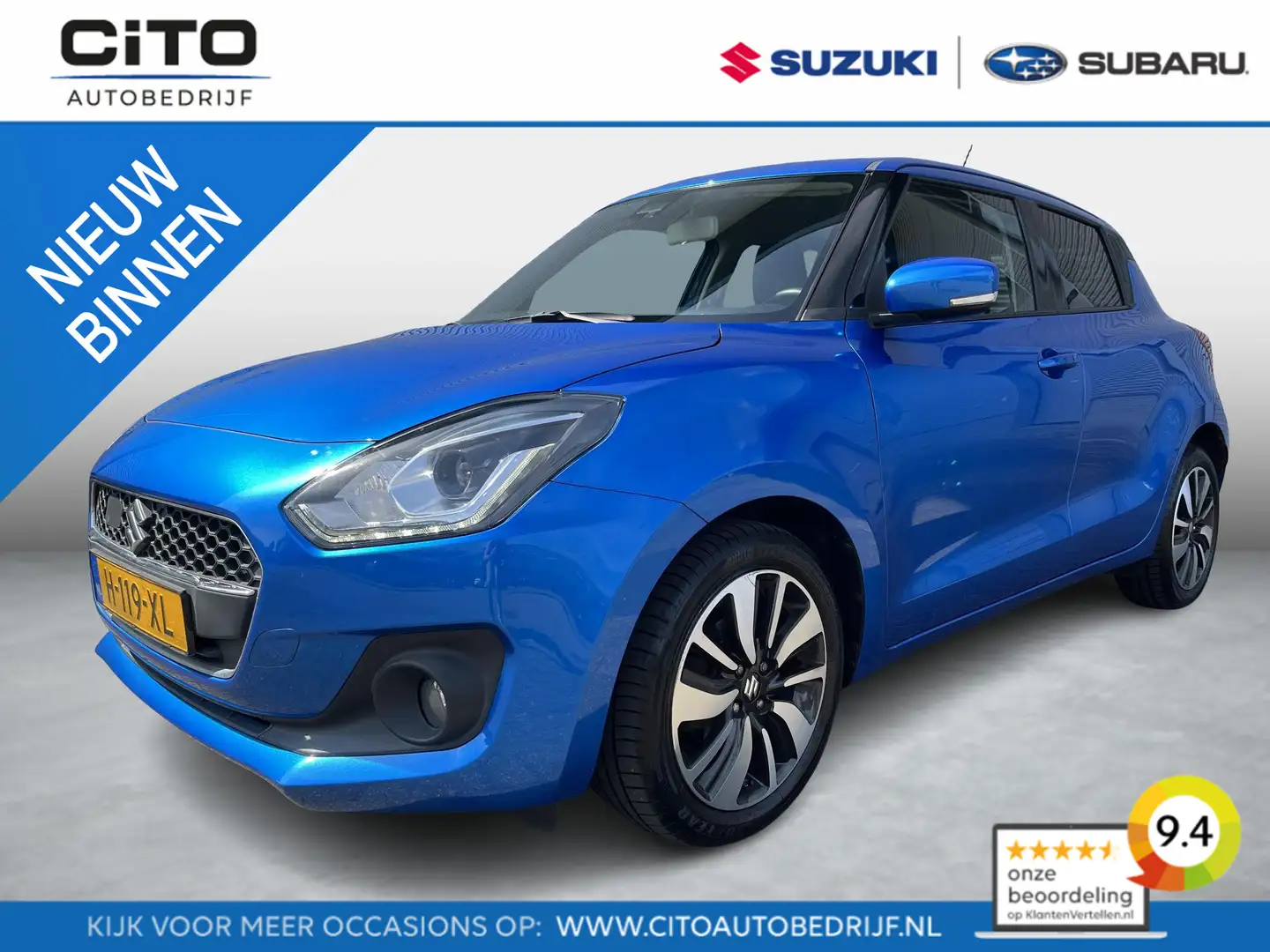 Suzuki Swift 1.2 Stijl Smart Hybrid | Navi | LM Velgen | Apple Bleu - 1