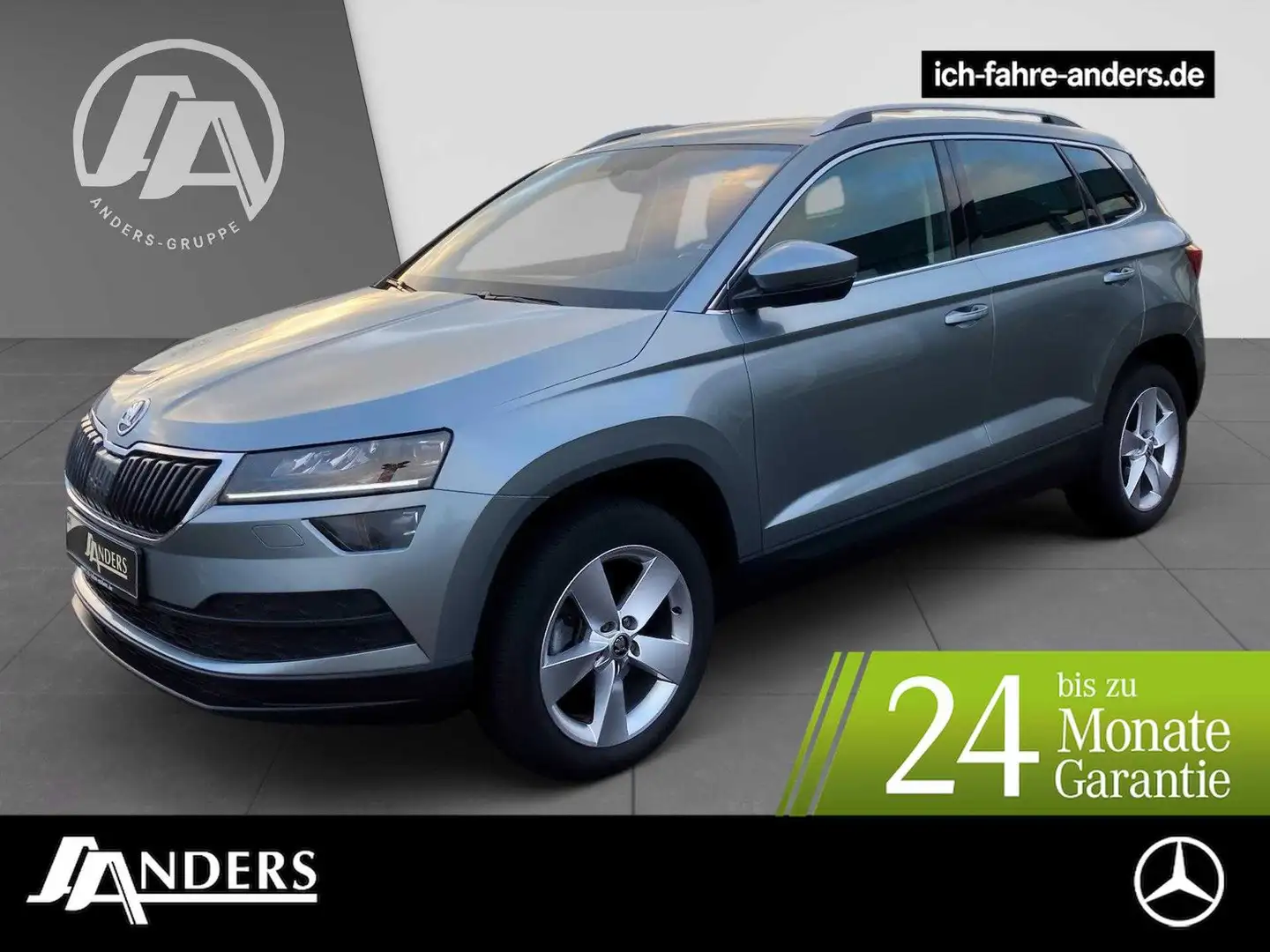 Skoda Karoq 1.5 TSI Style+SHZ+LED+ACC+AHK+Kam+e.Heckl. Grau - 1
