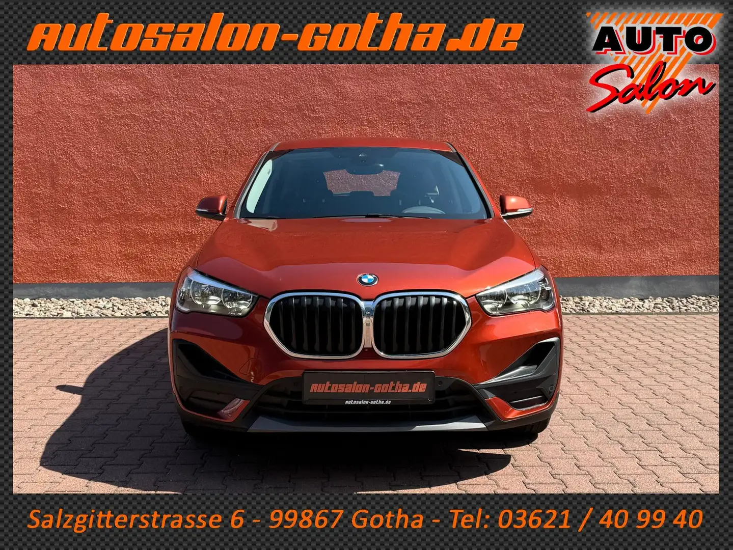 BMW X1 xDrive 18d Advantage 1.Hand NAVI+AHK SHZ PDC Оранжевый - 2