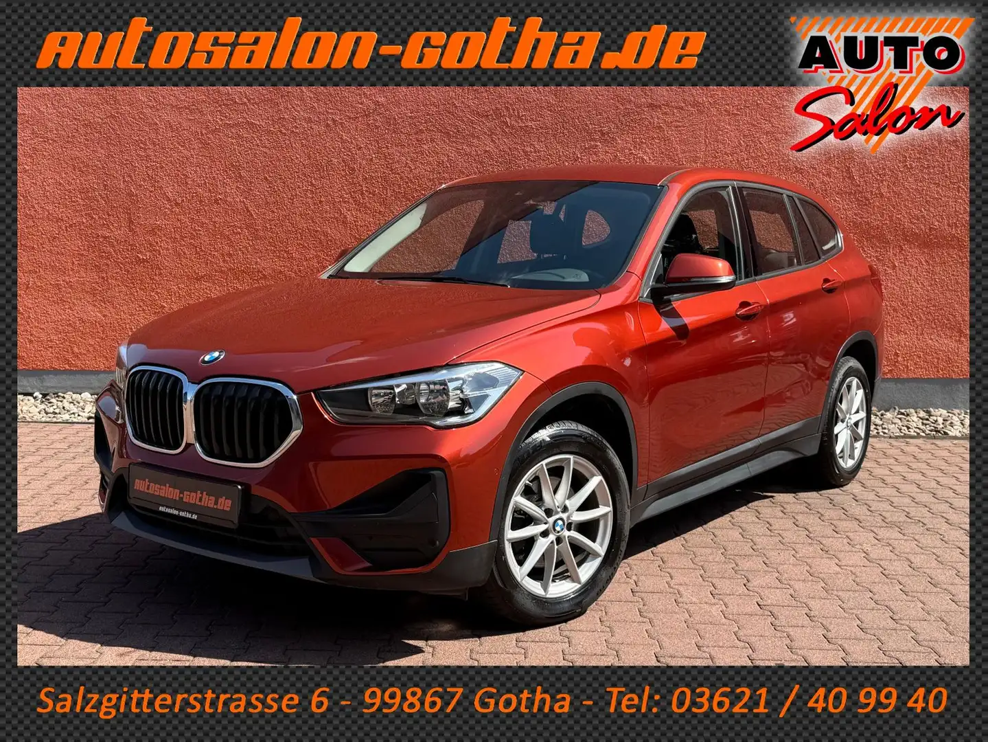 BMW X1 xDrive 18d Advantage 1.Hand NAVI+AHK SHZ PDC Оранжевый - 1